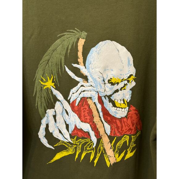 New ~ STANCE ~ Palm Slayer Pullover Hoodie Size L - Picture 3 of 5